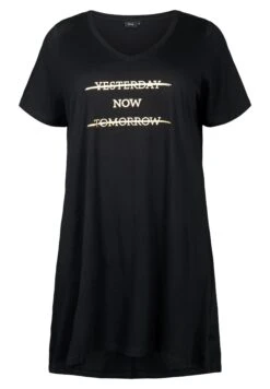 Zizzi 2 Pack Mit Aufdruck - Camisón - Dark Purple Black -Tienda barata Ulla Popken 772c4ca9ea334735a8d4f8e83757fd9f