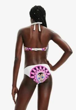 Desigual Designed By M. Christian Lacroix - Top De Bikini - White -Tienda barata Ulla Popken 777bba7c2d9c421993058f7ca8eec6bb