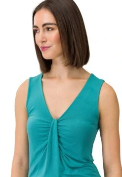 Zero Mit Raffung - Top - Teal -Tienda barata Ulla Popken 7a06032f40e6496695de3078f6921bcf