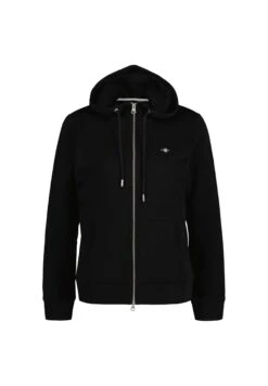 Gant Regular Shield Zip - Sudadera Con Cremallera - Schwarz