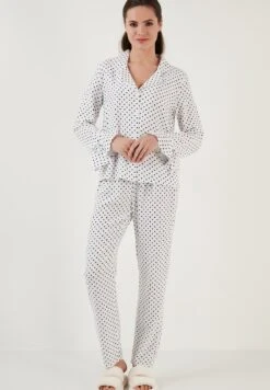 LELA Regular Fit - Pijama - White