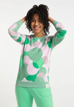 Multicolor - Sudadera - Dots Green Lilac Aop