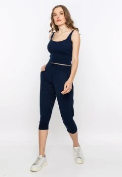 Pantalones Deportivos - Navy -Tienda barata Ulla Popken 7dfdc462d7764d92be6df93789fdf762