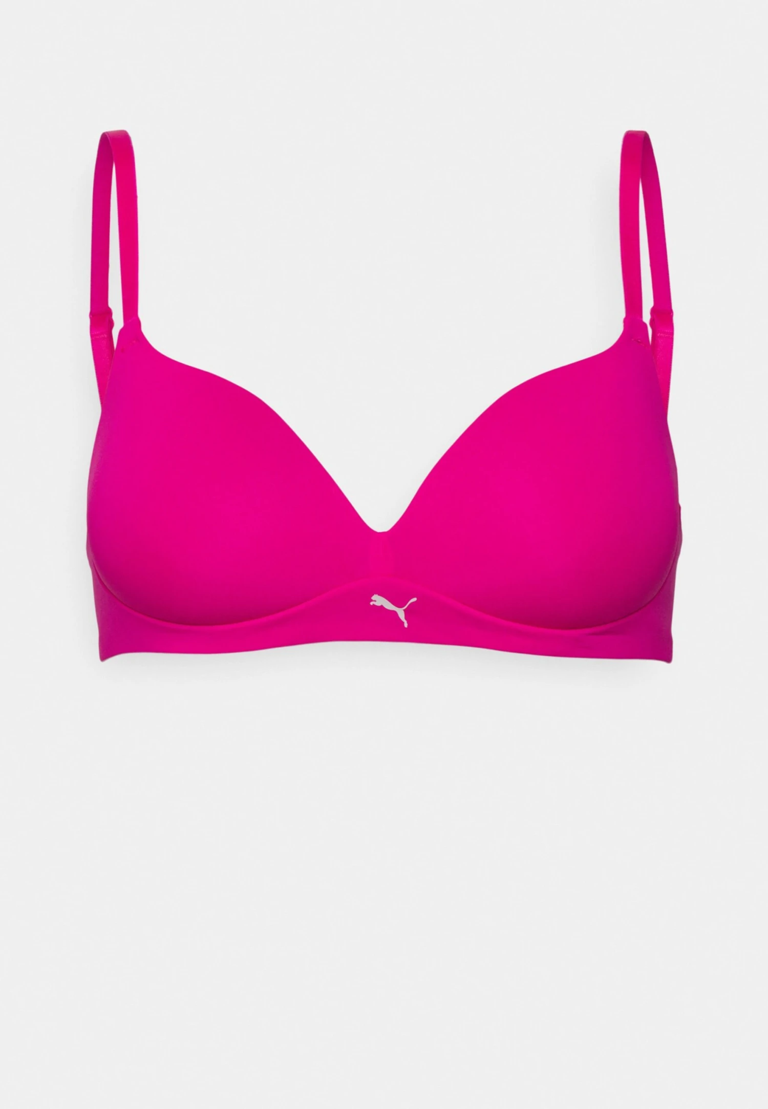 Puma Women Soft Padded Bra - Sujetador Básico - Neon Pink 6 Puma Women Soft Padded Bra - Sujetador Básico - Neon Pink - Imagen 4