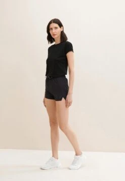 Tom Tailor Anna - Shorts - Schwarz -Tienda barata Ulla Popken 8099ad4dce244a799b938b7a312b05e8