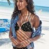 S.Oliver Top De Bikini - Schwarz/Weiß -Tienda barata Ulla Popken 80abab44bd7c462f8ec7db796335035c