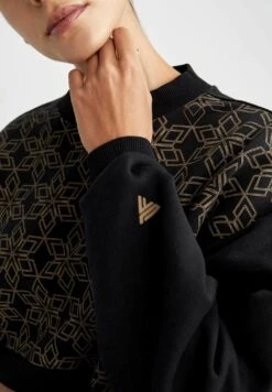 DeFacto Cover - Up- Sudadera - Black -Tienda barata Ulla Popken 82db4d4ea78e45e8a3d97bdc3a280554