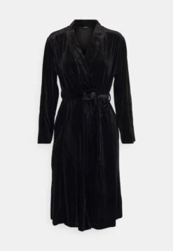 Pour Moi Midi Length Gown - Albornoz - Black -Tienda barata Ulla Popken 855dd8ec26a8427e992c1f5bc7b5b560