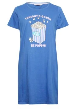 Popcorn Print Dipped- Camisón - Blue -Tienda barata Ulla Popken 862439a812694312b30736eb37dfb13c