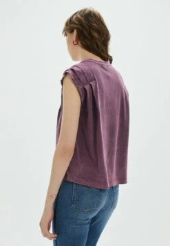 Oversize With Shoulder Pleats - Camiseta Básica - Lilac -Tienda barata Ulla Popken 887b362b368742bfbbdd79f775ceecdf