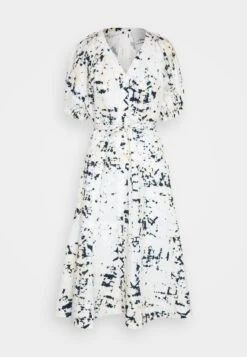 3.1 Phillip Lim Kaleidoscope V Neck- Vestido Informal - Ink/Buttercream/Multi -Tienda barata Ulla Popken 891d98c0a14b4f4cbaac858690598ce9