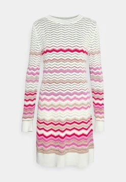 RIANI Vestido De Punto - White -Tienda barata Ulla Popken 89a54758d6cb418eb078a28899591b62