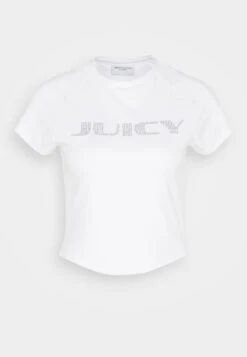 Juicy Couture Digi Shrunken Tee - Camiseta Estampada - White -Tienda barata Ulla Popken 8a4b44bf7cc649c2b1d108f9ddfffe6f