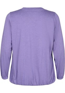 Zizzi With Long Sleeves And V Cutting - Camiseta De Manga Larga - Veronica Mel -Tienda barata Ulla Popken 8af2879a7eff4cb2a598a306595565b0