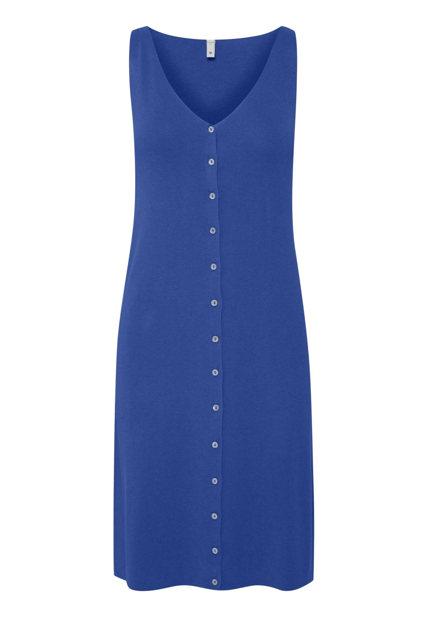 Pulz Pzsara- Vestido De Punto - Strong Blue Melange 8 Pulz Pzsara- Vestido De Punto - Strong Blue Melange - Imagen 6