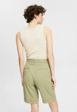 ESPRIT Mit Bundfalten - Shorts - Light Khaki -Tienda barata Ulla Popken 8bf67a8b35ce431daabd047f23a5fbce