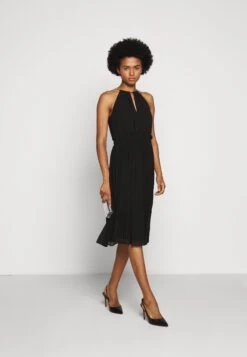 MICHAEL Michael Kors Chain Neck Midi Dress - Vestido De Cóctel - Black -Tienda barata Ulla Popken 8c2fe63b47d9414cbef291c35c6f03a0