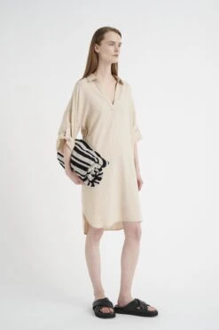 InWear Toalla De Playa - Porcelain / Black