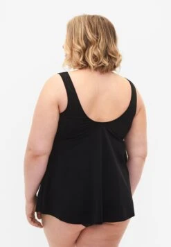 Zizzi With String Detail - Top De Bikini - Black -Tienda barata Ulla Popken 8da8efddb0f04dbc924f0836c724b536