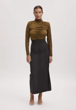 Gestuz Odagz P - Camiseta De Manga Larga - Butternut Leo