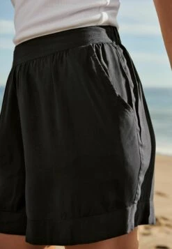Next Elasticated Pull On - Shorts - Black -Tienda barata Ulla Popken 91591a4bea6d4cdd86de05c33d650c0c