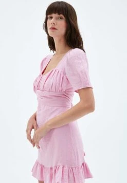 Balloon Sleeve - Vestido Informal - Pink -Tienda barata Ulla Popken 91e219488360474aaee764c12dc1950f