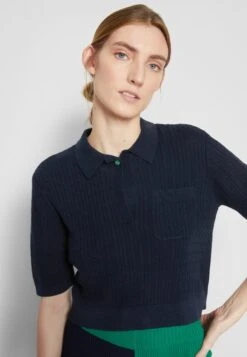 Staud Blaine - Camiseta Básica - Navy -Tienda barata Ulla Popken 92792fc09ceb4533bcba50df6bff46a6