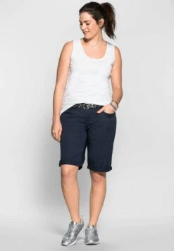 Sheego Shorts Vaqueros - Marine -Tienda barata Ulla Popken 92af2026f3b0424a9e46f210ee745f42