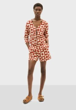 Thinking Mu Narciso - Shorts - Red -Tienda barata Ulla Popken 934080ae209f477ab1e7388fbd001439