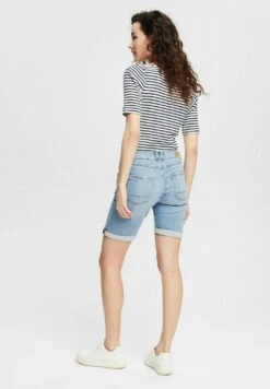 ESPRIT Shorts Vaqueros - Blue Light Wash -Tienda barata Ulla Popken 94326cce70fb4107914c585e8e08c818