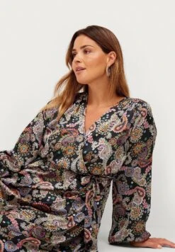 Caroline - Vestido Informal - Schwarz Paisley -Tienda barata Ulla Popken 946f6b3785074688aecee413918d2834