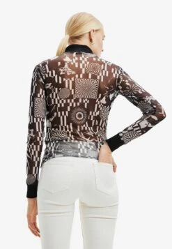 Desigual Slim- Camiseta De Manga Larga - Black -Tienda barata Ulla Popken 94d5ed456fd745519eb69660772fc372