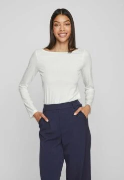 Vila Mit U-Boot-Ausschnitt - Camiseta De Manga Larga - Cloud Dancer