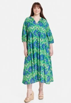 Summer Dress - Vestido Largo - New Green Gemustert