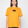 Karl Lagerfeld Jeans Regular Logo Tee - Camiseta Estampada - Vibrant Orange -Tienda barata Ulla Popken 974a8fc870324a0ea0b3a0488b9882b2