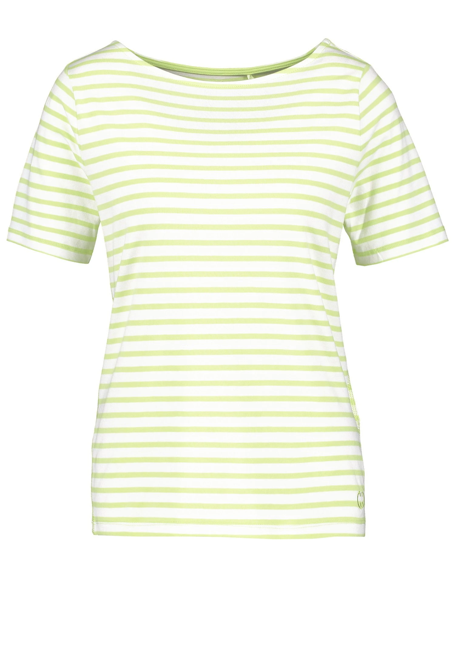 Gerry Weber 1/2 Arm Gestreiftes - Camiseta Estampada - Grün Ecru Weiss Ringel 6 Gerry Weber 1/2 Arm Gestreiftes - Camiseta Estampada - Grün Ecru Weiss Ringel - Imagen 4