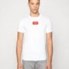 Calvin Klein Jeans Small Center Box Tee Unisex - Sujetador Básico - Bright White -Tienda barata Ulla Popken 9964dc404d164a1291e0f0be8f06a604