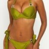Amour - Top De Bikini - Olive Shimmer -Tienda barata Ulla Popken 998aad16fdf248afaa9aaacc95986f65