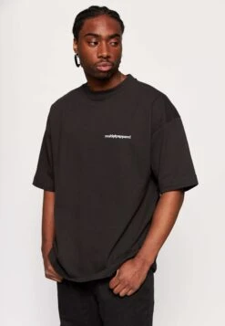 Hustle For The Streets - Camiseta Estampada - Black Soda Washed -Tienda barata Ulla Popken 99f39614de704f9daaaa011045cd4172