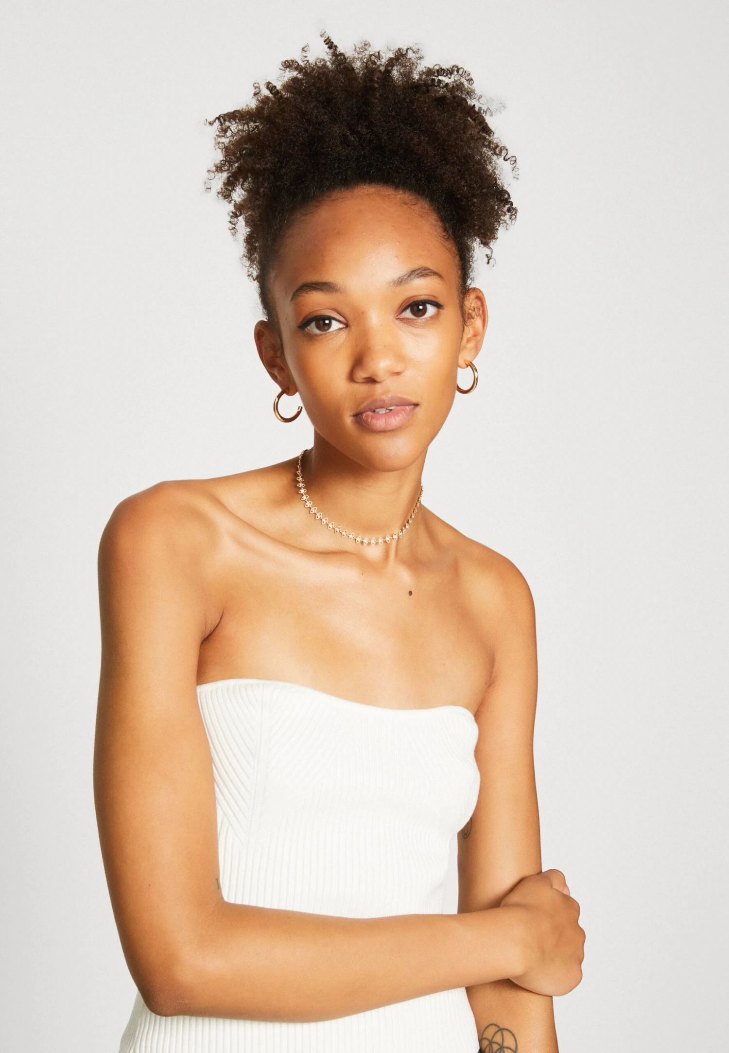 Gina Tricot Knitted Tube - Top - Offwhite 6 Gina Tricot Knitted Tube - Top - Offwhite - Imagen 4