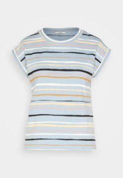 ESPRIT Stripe - Camiseta Estampada - Light Blue/Lavender -Tienda barata Ulla Popken 9ac097756fdd47adba0c11e0fe1b9eee