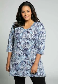 Ulla Popken Camiseta De Manga Larga - Marine