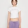 Juicy Couture Digi Shrunken Tee - Camiseta Estampada - White -Tienda barata Ulla Popken 9e822349037b4a409fcdbb4ef69e509a