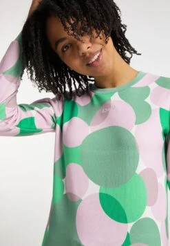 Multicolor - Sudadera - Dots Green Lilac Aop -Tienda barata Ulla Popken 9ea477835a1945aea586b03789784fa9