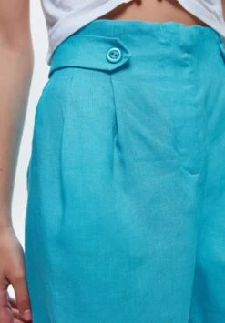 Patterned Line - Shorts - Turquoise -Tienda barata Ulla Popken 9ec82e226b0046019c1d25a590e89e0c