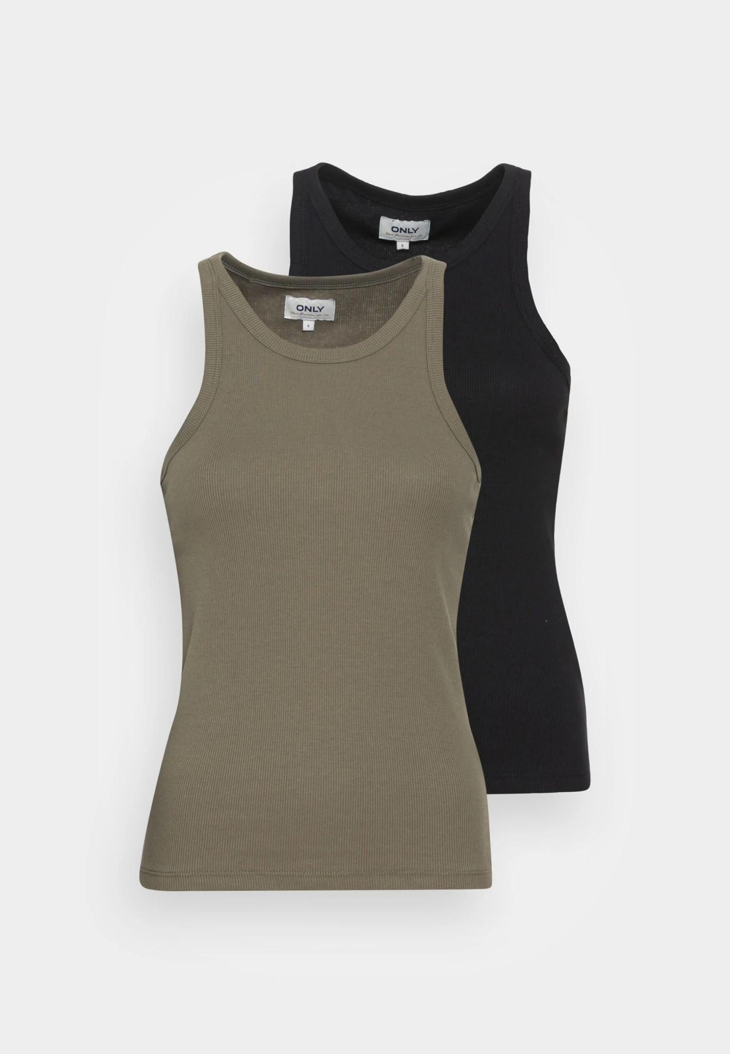 ONLY Onllindsay Tank 2 Pack - Top - Black/Kalamata 7 ONLY Onllindsay Tank 2 Pack - Top - Black/Kalamata - Imagen 5