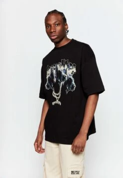 Oversize Dogs - Camiseta Estampada - Black -Tienda barata Ulla Popken a068fbc14be2430a8f2e02db648320d5