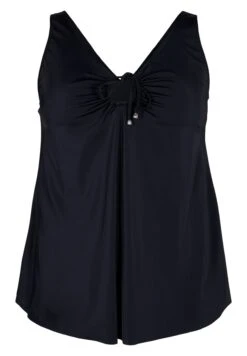 Zizzi With String Detail - Top De Bikini - Black -Tienda barata Ulla Popken a138106a0d48462d8111f1c0efb4bc0d