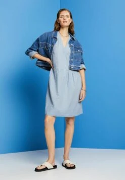 ESPRIT Dress - Vestido Informal - Light Blue Lavender -Tienda barata Ulla Popken a5592b6a4b7d4462965b6120acf4c7b8