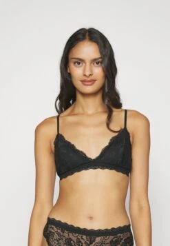 ONLY Onlbethany Triangle Bra - Sujetador Sin Aros - Black